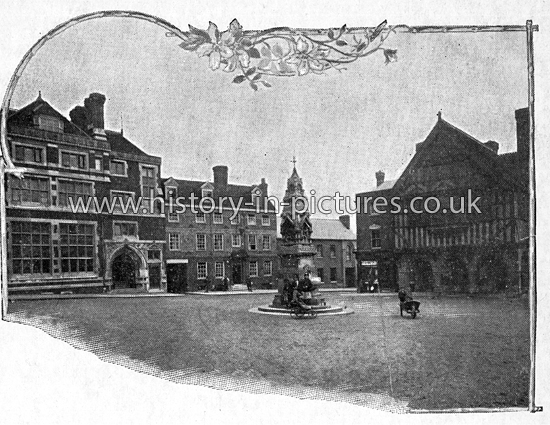 Market Place, Saffron Walden, Essex. c.1905